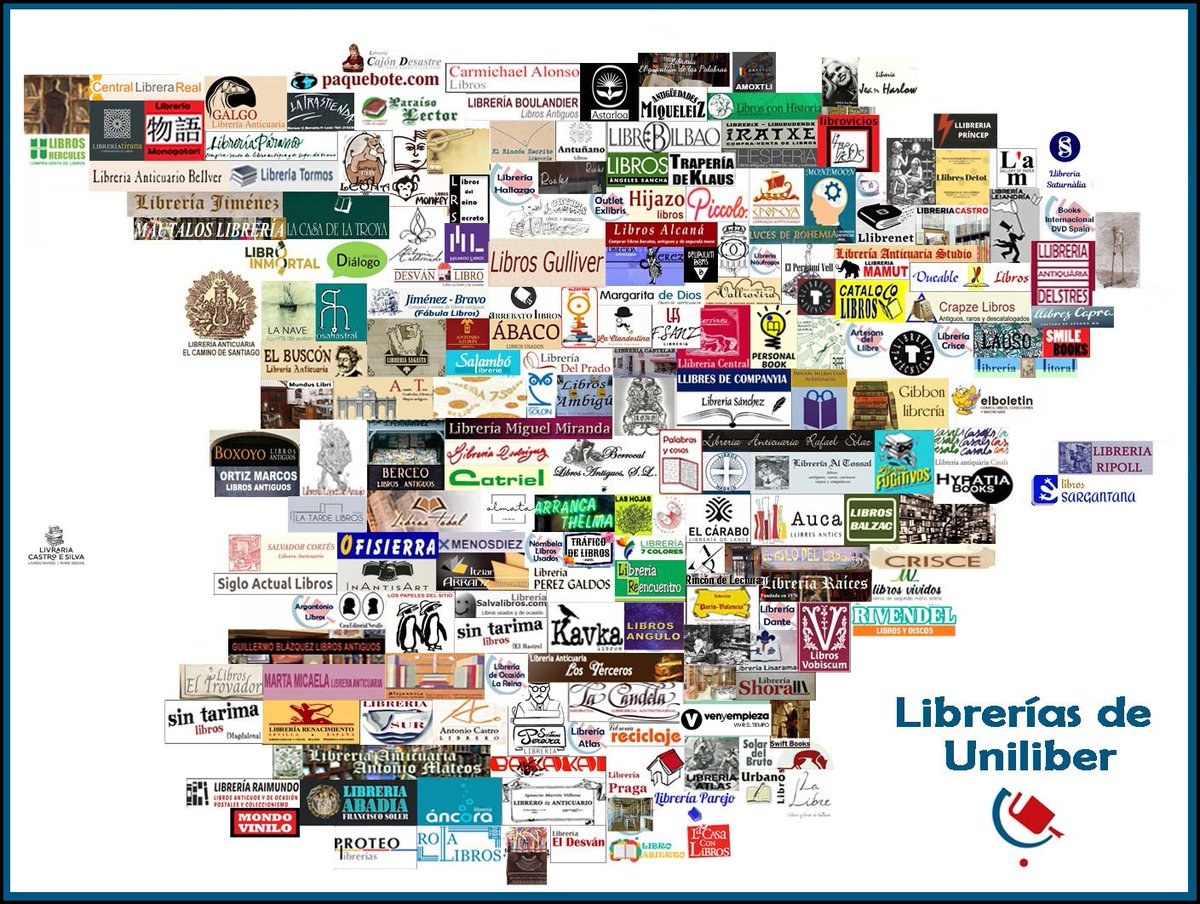 Feliz #díadelaslibrerías ! 📚✨
¡Ven a las LIBRERÍAS ANTICUARIAS Y DE LANCE de Uniliber !!
Somos + de 200 librerías asociadas de toda España.
¡Te esperamos en tiendas y  en nuestra web! uniliber.com 
#LibreríasAnticuariasydeLance  #LibreríasdeCercanía ❤️📖