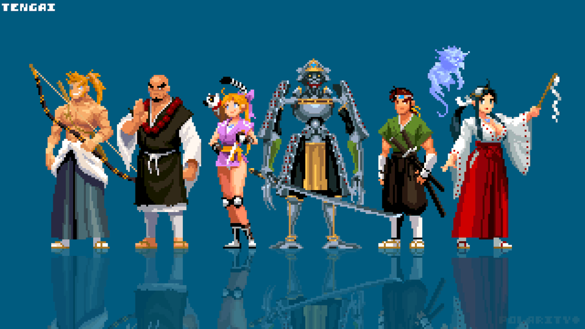 Some more practice with Tengai #ドット絵 #pixelart