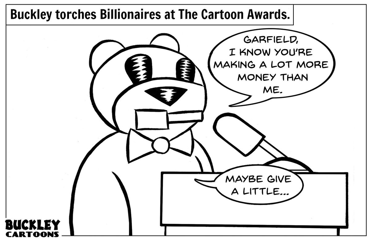 BuckleyCartoons's tweet image. #Billionaires #Torched #Give #Cartoonist #Beaver