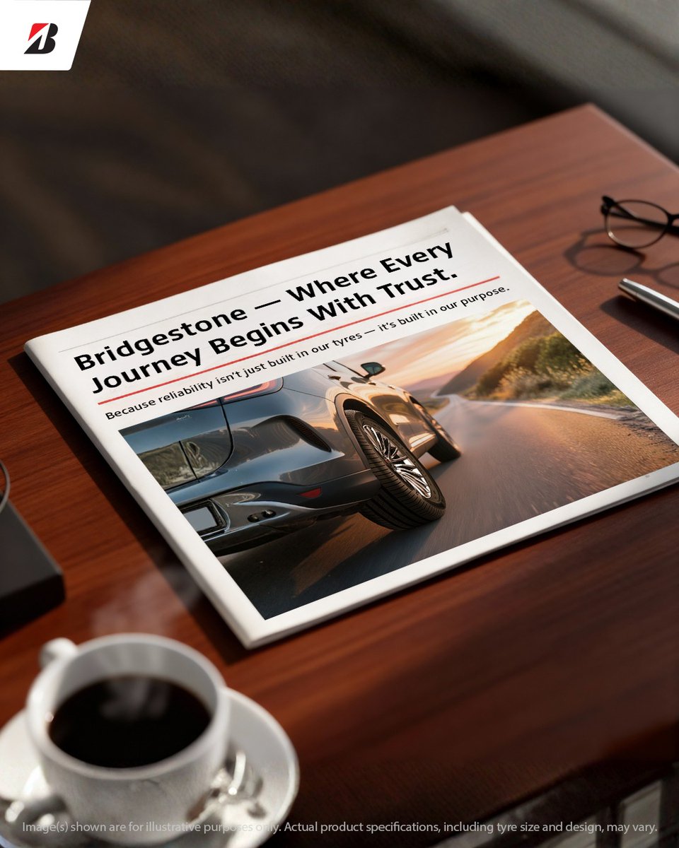 Where Every Journey Begins with Trust.
At Bridgestone, reliability isn’t just built into our tyres — it’s built into our purpose.
Every journey we enable begins with confidence, performance and a promise of safety that stands the test of time.
#BridgestoneIndia #TrustInMotion