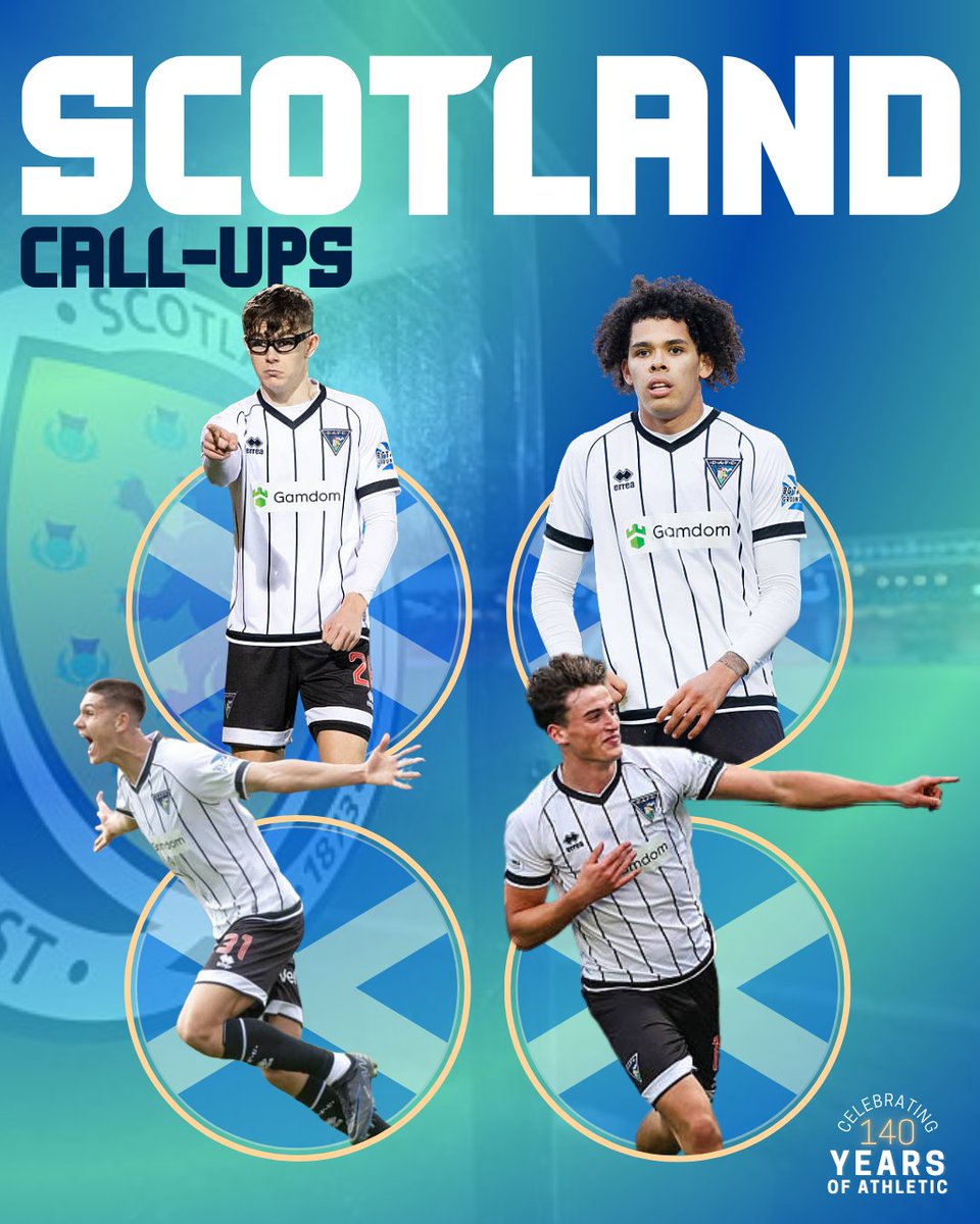 DAFCNews's tweet image. Four #DAFC players will represent Scotland this international break. 🏴󠁧󠁢󠁳󠁣󠁴󠁿

Jeremiah Chilokoa-Mullen, Barney Stewart and Andrew Tod are all part of the #SCO21s squad that will face 🇬🇮 and 🇧🇬.

John Tod once again joins up with #SCO19s for their triple header against 🇱🇻, 🇱🇹 and 🏴󠁧󠁢󠁥󠁮󠁧󠁿.