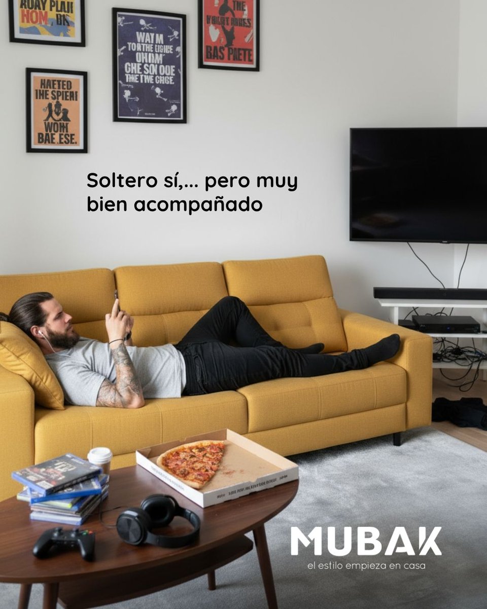 MubakMuebles's tweet image. Aquí no hay discusiones por el mando,
ni por la pizza fría, ni por dejar los calcetines donde no deben estar. 😅

Solo tú, tu sofá y toda la tranquilidad
del mundo 🛋️.

✨ Feliz Día Del Soltero.

👉 mubak.com

#Mubak #DíaDelSoltero #SillonesRelax #Sofás #SofásCama