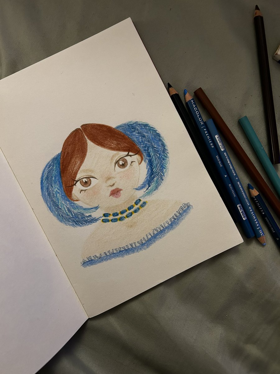 dibuje esta elizabeth muñequita