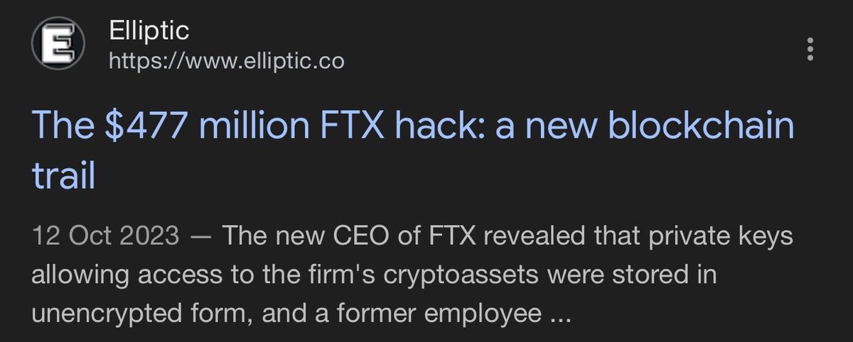 zachxbt's tweet image. [ZachXBT says:] 

After 3 years you somehow still dream about CZ every day. You only have 22 more years to continue those delusions. 

I helped freeze ~$30M for creditors from the FTX Nov 2022 hack pro bono after your team had negligently stored private keys unencrypted and an…