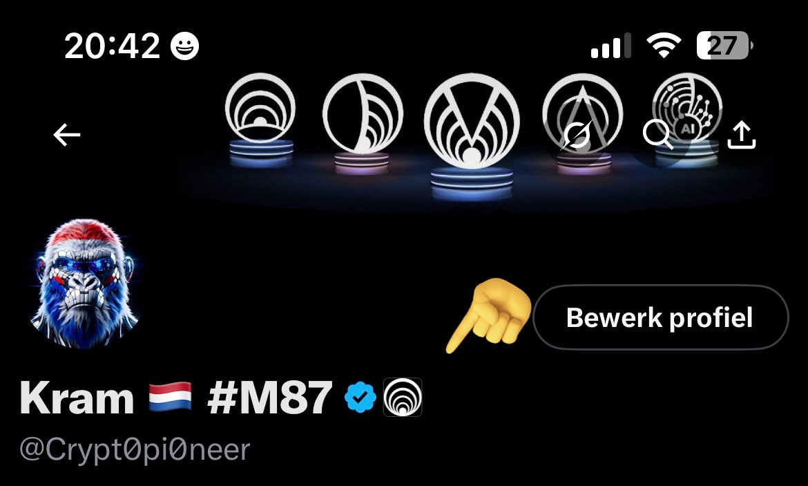 #M87 team members are now even more visible with this new Messier #affiliation badge. 

Go check it out!