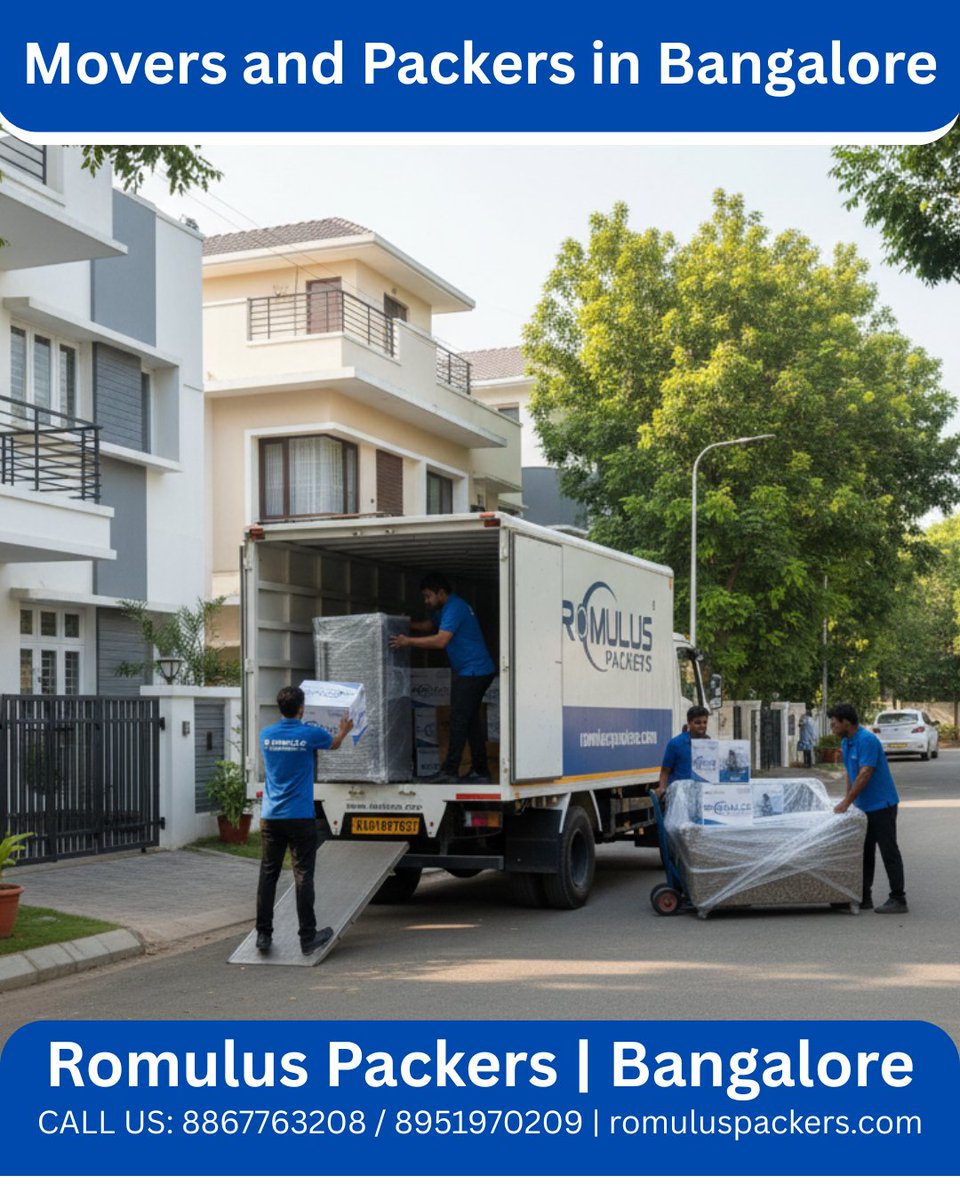 romuluspackers's tweet image. Need trusted Movers and Packers in Bangalore?

Shift stress-free with Romulus Packers — your reliable relocation partner! 
Home &amp;amp; Office Shifting
Local &amp;amp; Intercity Moves

📦 Book now 👉 romuluspackers.com
#MoversAndPackersInBangalore #RomulusPackers #BangaloreRelocation