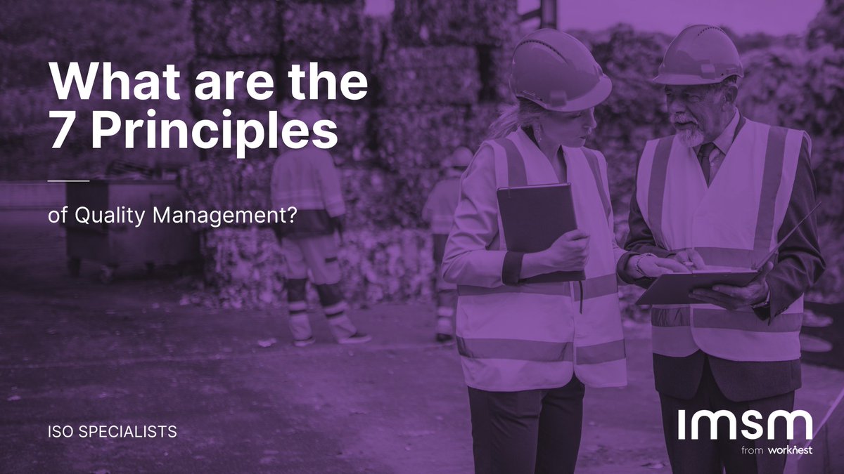 IMSM_Ltd's tweet photo. This #QualityWeek - why not deep dive into our latest article to find out how your business could maintain high-quality standards and competency in compliance with legal regulations by implementing ISO 9001, the globally recognised standard: https://t.co/EdElPZzoYy https://t.co/ao0DZ2oxnC