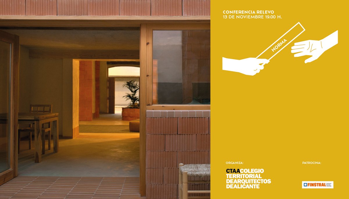 ➡️ Conferencia relevo. HORMA: “Límites generosos”
🗓️13 de noviembre 2025
🕖 19 h
📍Sede Social del CTAA
➕info: ctaa.net/eventos/confer…