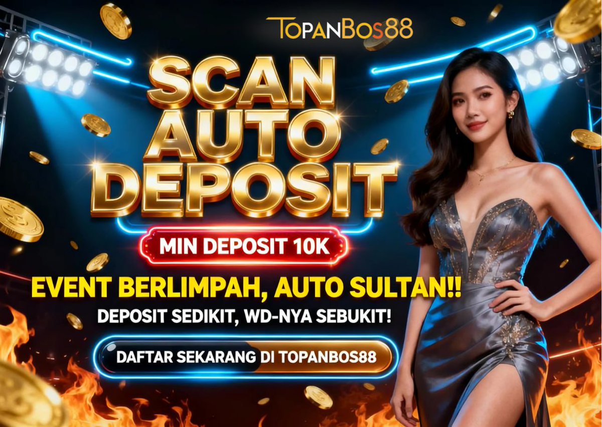 TopanOfficiall's tweet photo. ⚡️💳 DEPOSIT QRIS CEPAT TANPA DRAMA! 💳⚡️

Tinggal scan QRIS, saldo langsung masuk otomatis! 🚀💸
💎 Cepat, aman, &amp; praktis
🎯 Langsung bisa gas main kejar jackpot!

Sekali scan, cuan bisa datang berkali-kali! 💥
🔗 Login: https://t.co/jnFWqjvJ9L

#TopanBos88 #DepositQRIS https://t.co/fpvFn7byT6