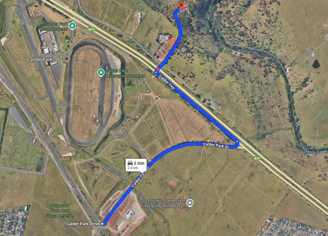 Once government pulls their finger out and builds a proper interchange ...
