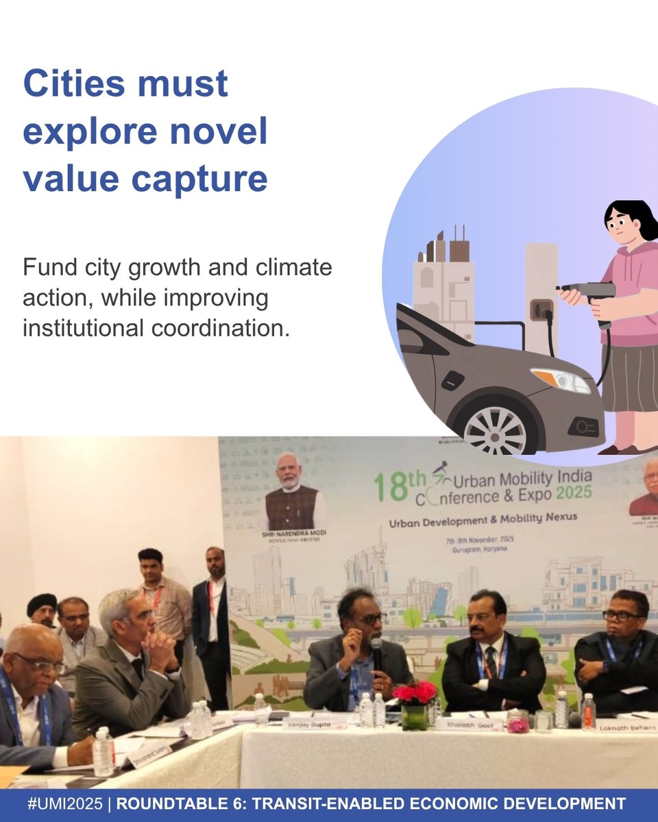 WRIIndia's tweet image. 🌃 The future of #TransitOrientedDevelopment lies in integration, &amp;amp; cities will have to rethink how #UrbanPlanning, finance &amp;amp; inclusion can work together to drive urban transformation.

#TOD #LivableNeighborhoods