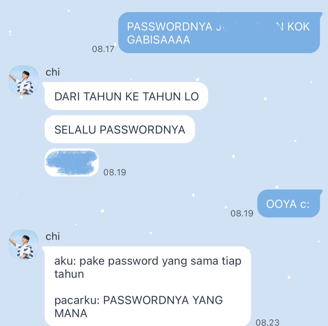itsbaerlin's tweet photo. Lima tahun ulang tahun sama Sora and I still pull up with the same juuichisan shit https://t.co/VP9bnEcR0S