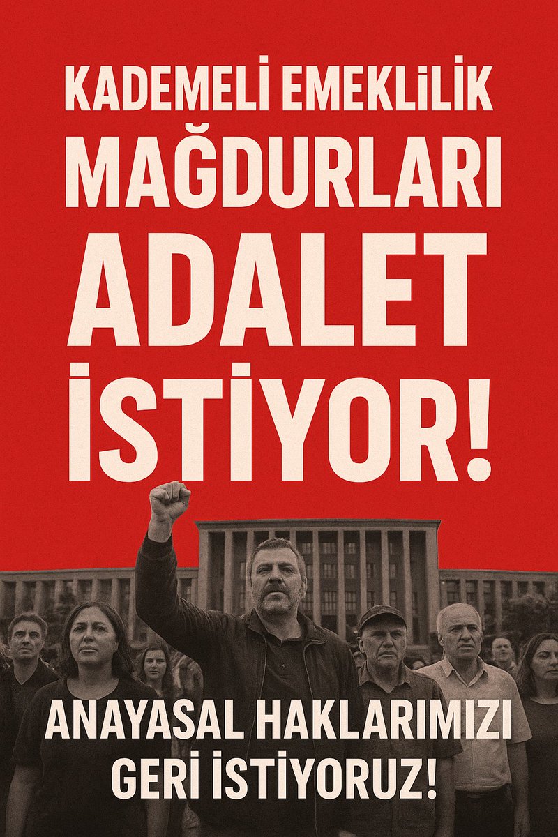 <a href="/mihribanugurluu/">Mihriban UĞURLU ⚖️</a> Toplumsal adalet için kademe sistemi sadece bir talep değil, bir zorunluluktur❗️

Acilen Bu mağduriyet çözülmelidir 

<a href="/EmadDernegi/">EMEKLİLİKTE ADALET DERNEĞİ ⚖️</a>
#KademesizBütçeOlmaz
