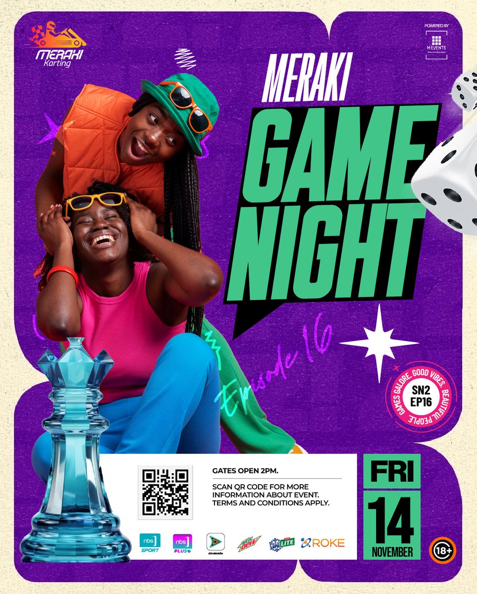 The city’s most epic Game Night is BACK 🎮

Beer. Pong. Glory. Repeat. 🍻
Who’s ready to run the table this Friday night? 👑

📅 14.11.25 | 📍Meraki Karting
🔗 merakigamenight.com
#MerakiGameNight #MGNSeason2Ep16