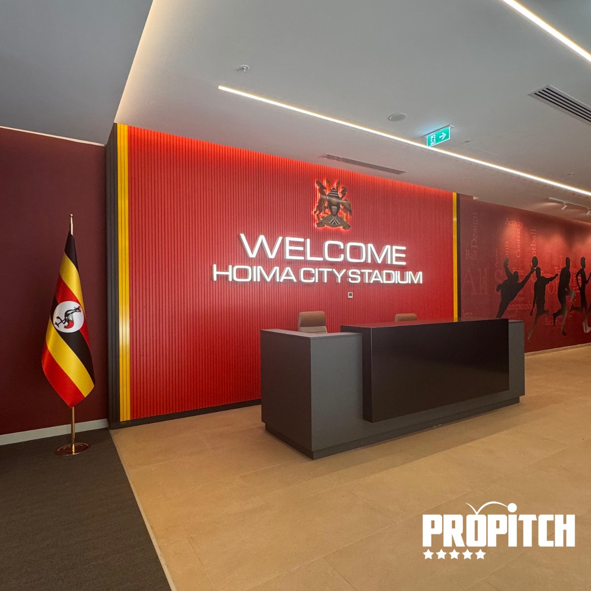 ProPitch_'s tweet image. 🌍 ProPitch’s @1AaronCross recently visited Hoima City Stadium 🇺🇬 to assess both the stadium &amp;amp; training pitches.

Both scored top marks, showcasing world-class construction, maintenance &amp;amp; turf quality. 👏

Want to know how your surface measures up?
📩 info@propitch.online