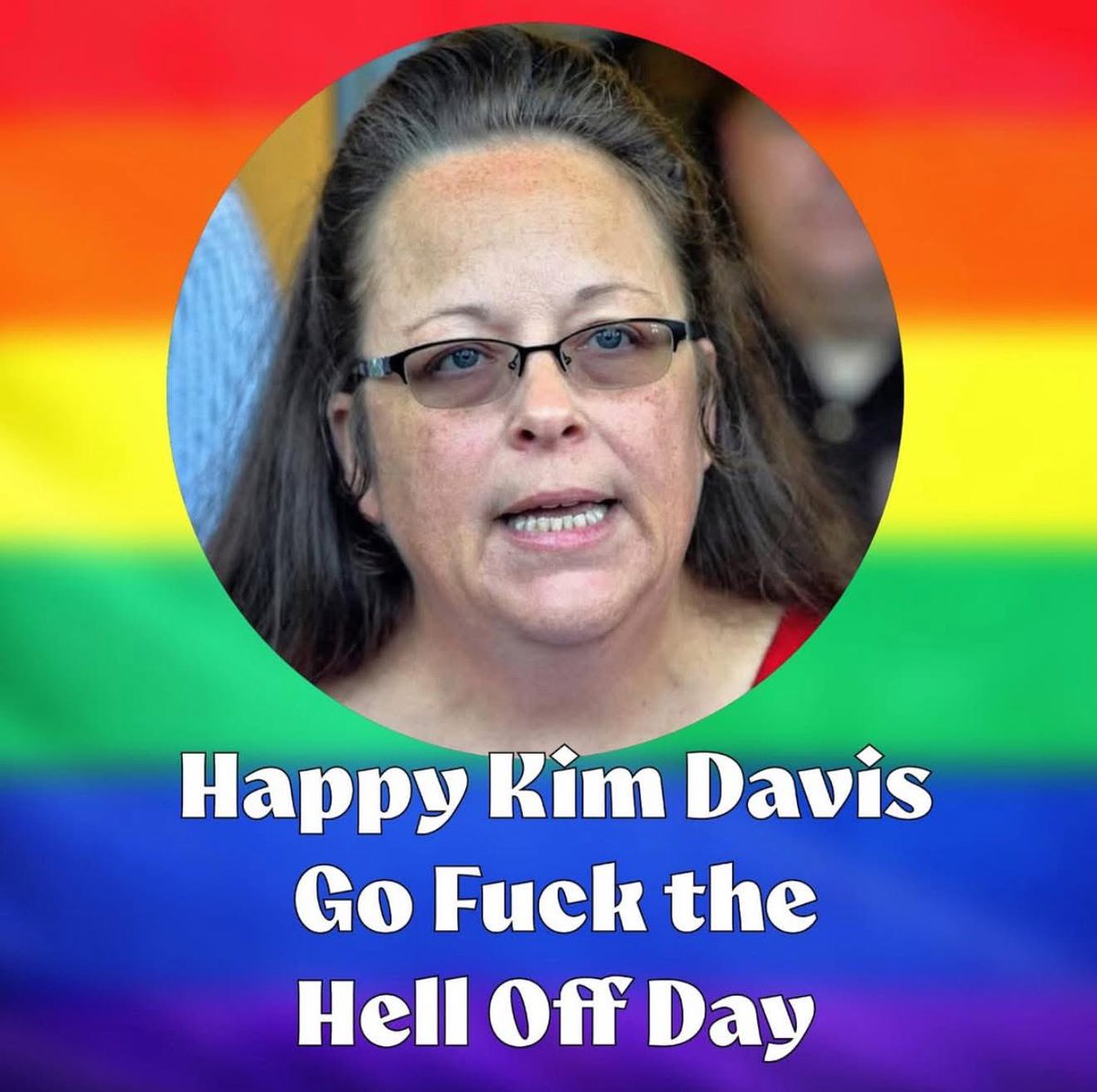 goRubenRuben's tweet photo. @WinterPolitics1 @mz18444 Oralè Resisters
Gay Wedding Cake anyone?
“Happy Kim Davis
Go Fuck the Hell Off Day”
#KimDavis #GayMarriage #LGBTQ #Pride #USDemocracy #VeteransDay #TrumpChickenRanch https://t.co/R1bCeFHPFT