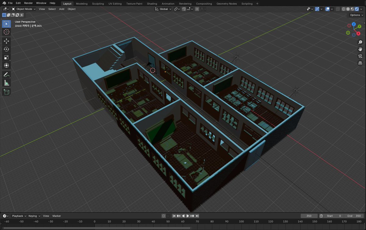 ZeroApril_'s tweet photo. A Third Dream Fragment.
 
This project was a 3D horror game planned about a traditional Korean monster, the 'Eoduksini'.  
This game's background modeling and the basic logic were completed, but other troubles made it impossible to finish.
  
#indiedev #b3d #madewithunity #horror https://t.co/bmU6sgF1j5