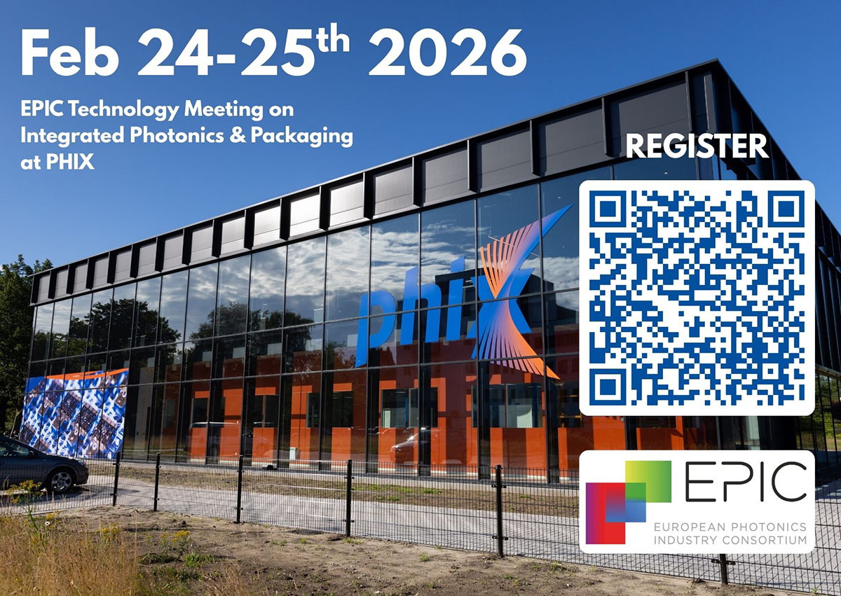 PHIX_Photonics's tweet image. Join us at the @EPIC_photonics Technology Meeting on Integrated Photonics &amp;amp; Packaging, hosted by PHIX in Enschede, where industry leaders drive PICs toward industrialization and mass adoption!

➤ Register here: epic-photonics.com/events/epic-te…

#photonics #meettheexperts #chipindustry