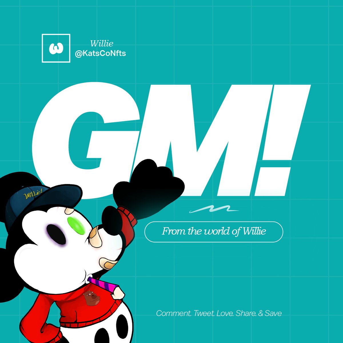 ☀️ Gm Willie Fam!

Another week, another step closer to unlocking the future of Web3 through art.

What’s your biggest goal this week in the space? 👇🏽