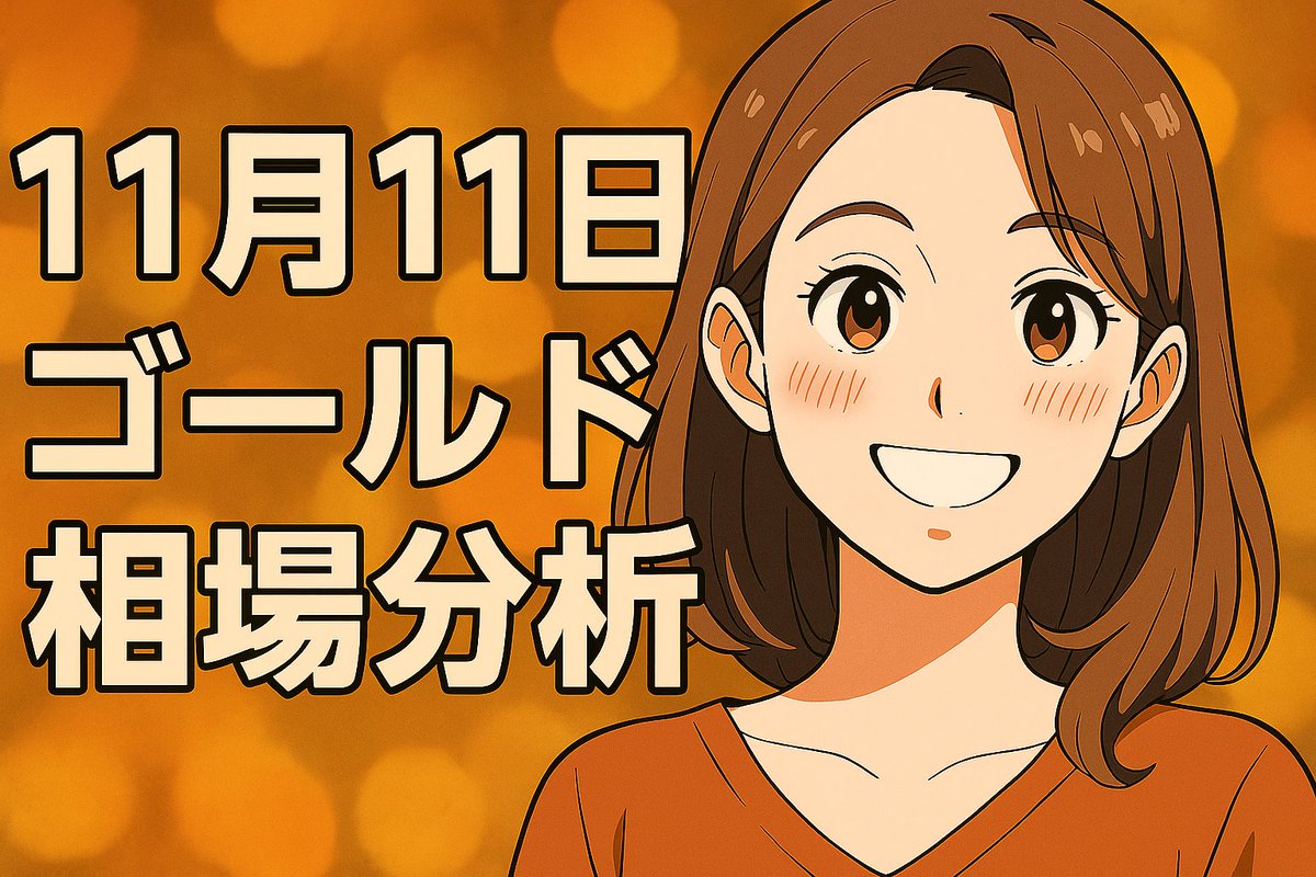 saorii_fx's tweet photo. 🦷11月11日　ゴールド・XAUUSD相場分析

米インフレ警戒とFRB政策の不確実性から、安全資産需要が強まった反面もありますが、投資家の投機目的も相まって4,150ドル台接近。

ただし、「短期的な加熱感」を指摘する市場参加者も多く、調整入りを警戒する動きも増加中。

＝＝＝＝＝＝＝＝＝＝＝

🔸日足
終値：4,129ドル

RSI：59.73 → 中立より上、過熱ではない
MACD：ヒストグラムが回復傾向、クロスに近づきつつある

トレンド回帰の兆しが鮮明。調整→再上昇の型が強まりつつある。

🔸4時��足
RSI：74.16 → 買われすぎゾーン入り
MACD：ゴールデンクロス維持中、モメンタム強め

チャート形状：一気に上昇後の小休止
⚠ RSI過熱圏なので一旦の調整（押し目）を想定しながら押し目ロング目線が基本戦略。

🔸1時間足
RSI：78超え → 過熱シグナル
MACD：デッドクロスの兆しが見え始め、モメンタム減退傾向

ローソク足：上昇後のやや陰線が連続、利確調整中

高値圏での売り圧力確認。上昇は強いが、短期的には「押し目」または「一時反落」の流れが濃厚。

●エントリーポイント
🔹浅めの押し目ロング（短期向け）
EN4,115〜4,118
TP4,135〜4,140
SL4,108割れ

直近の調整波を拾う。あまり引きつけすぎないのがコツ。

🔹やや深めの押し目ロング
EN4,100〜4,105
TP4,140〜4,150
SL4,092割れ

 短期過熱による売り一巡後の反発を拾う王道戦略。

🔹逆張りスキャル（M15 or M5限定）
EN4,135〜4,138（直近高値上ヒゲ付近）
TP4,125〜4,120
SL4,142超え

完全に逆張りなので利確・損切はシビアに設定すること。

🔍 補足
RSI的には「過熱の山」→「押し目」の局面に見える状況

一段高を狙うなら押しを待ってから、4,150ブレイク再挑戦を想定

参考になったらいいねとリポストお願いします！👀