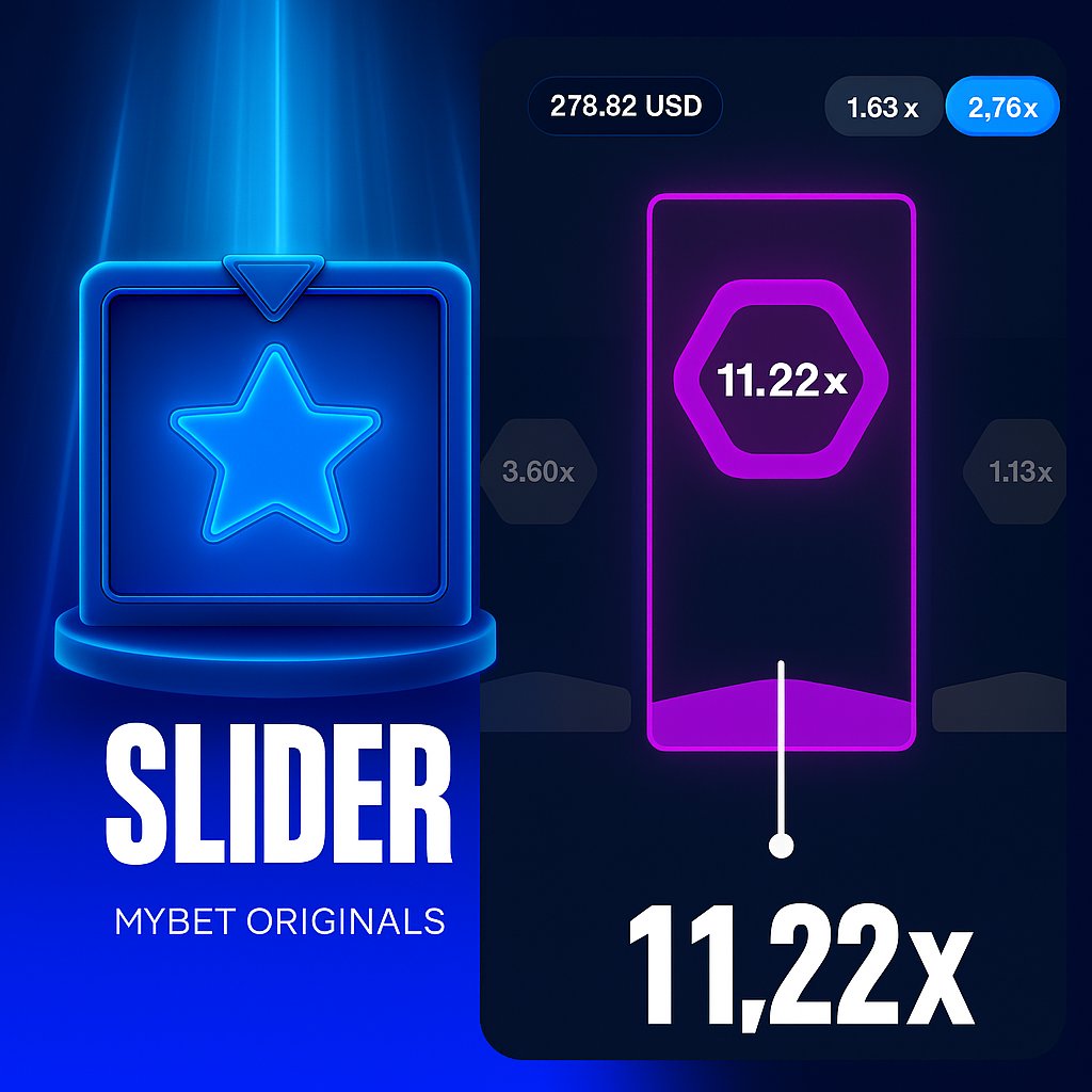 Mybet_game's tweet image. 11.22× on Slider 🎰
That’s how we slide to the top 🕊️

#MybetOriginals #Slider