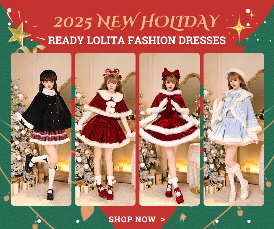 inspired_devil's tweet image. 2025 New Holiday Ready Lolita Fashion Dresses
On preorder now: devilinspired.com/jfashion-cloth… 
#lolitafashion #lolitadress #christmaslolita