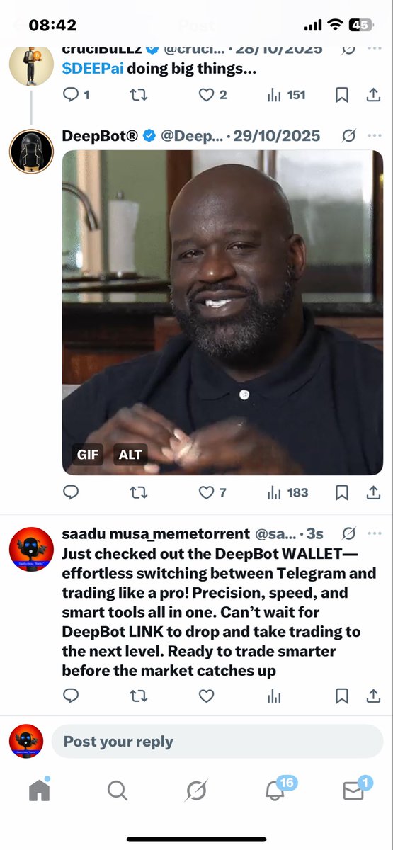 saaduabbahmusa's tweet image. Just entered the AMA + $200 giveaway! 💰 Following @CryptoEmpressX, @Krypt0nite8 &amp;amp; @DeepBot_, liked, RT’d, tagged my 3 friends, and set my reminders. Commented on the pin post and ready to show proof! Let’s gooo 💎 #DeepBot #DEEPAI 

@KhalidMurtala5 
@amos_j1 
@AteteBoss001