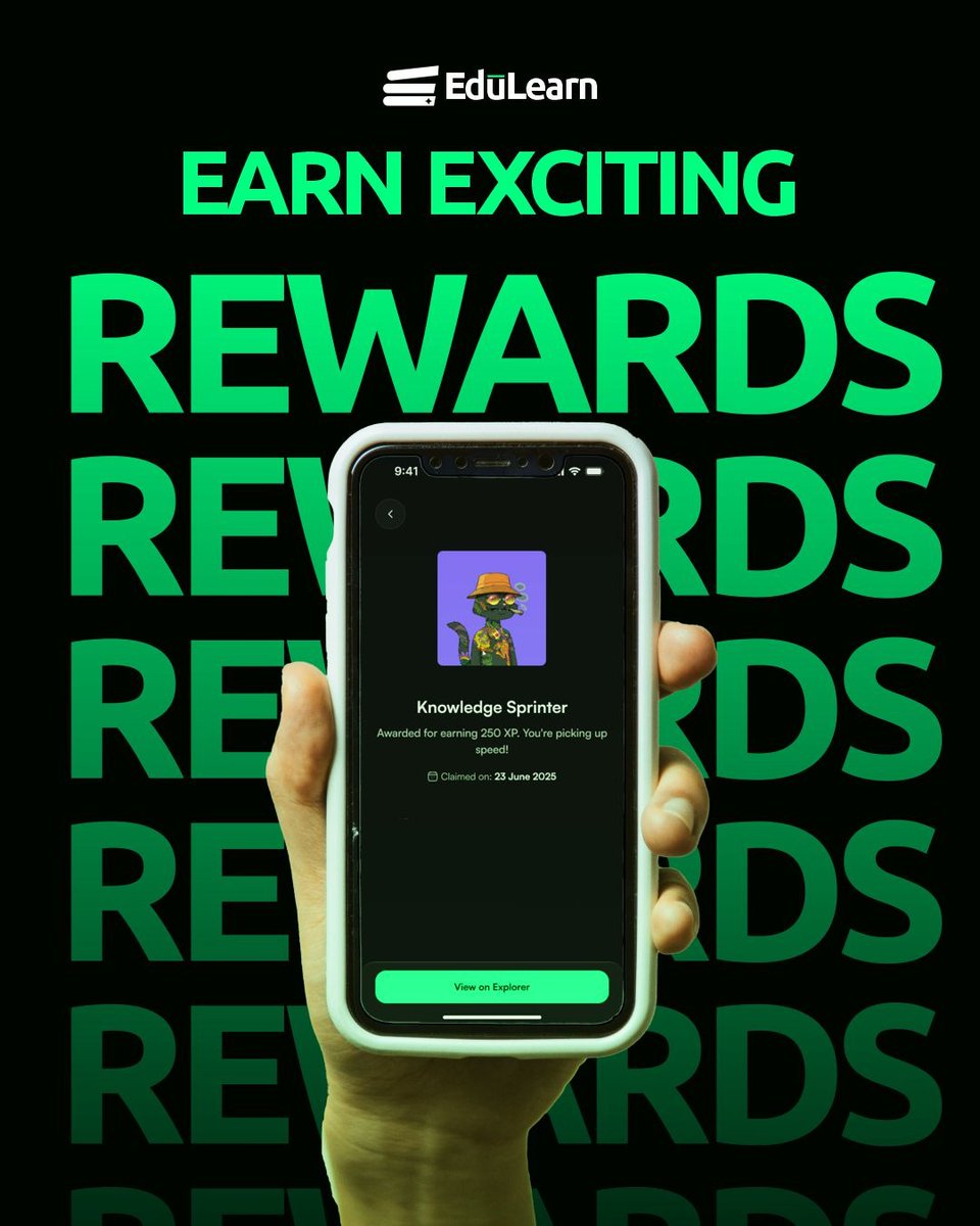 GM from your Web3 study companion built to reward your progress and growth💚
 what are you learning this week?