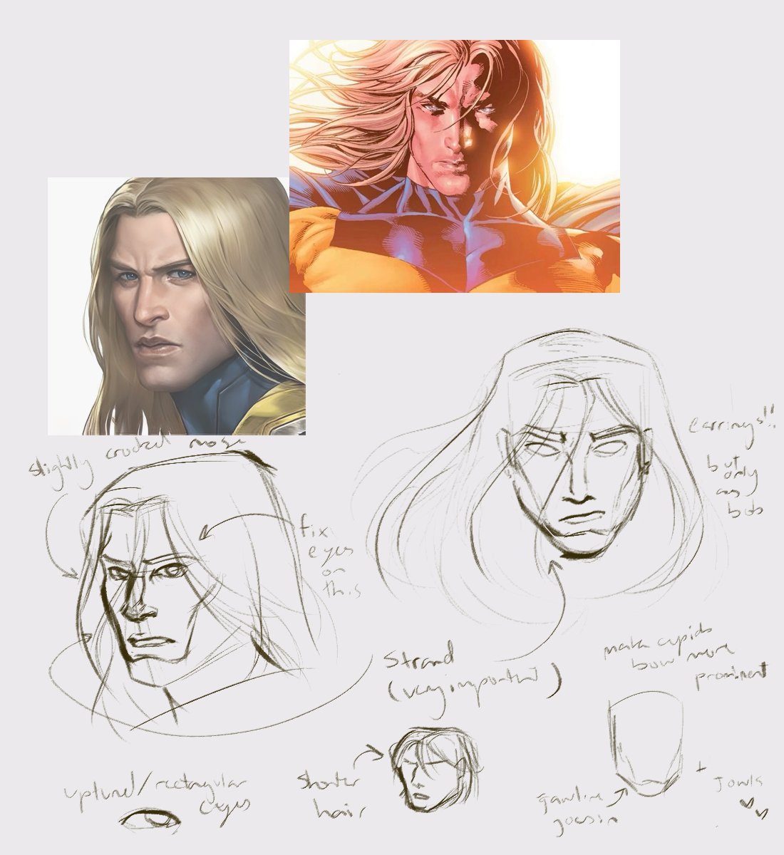 carrawaytism's tweet image. veryyyy quick facial anatomy study for bob bc i feel like im losing how to draw him