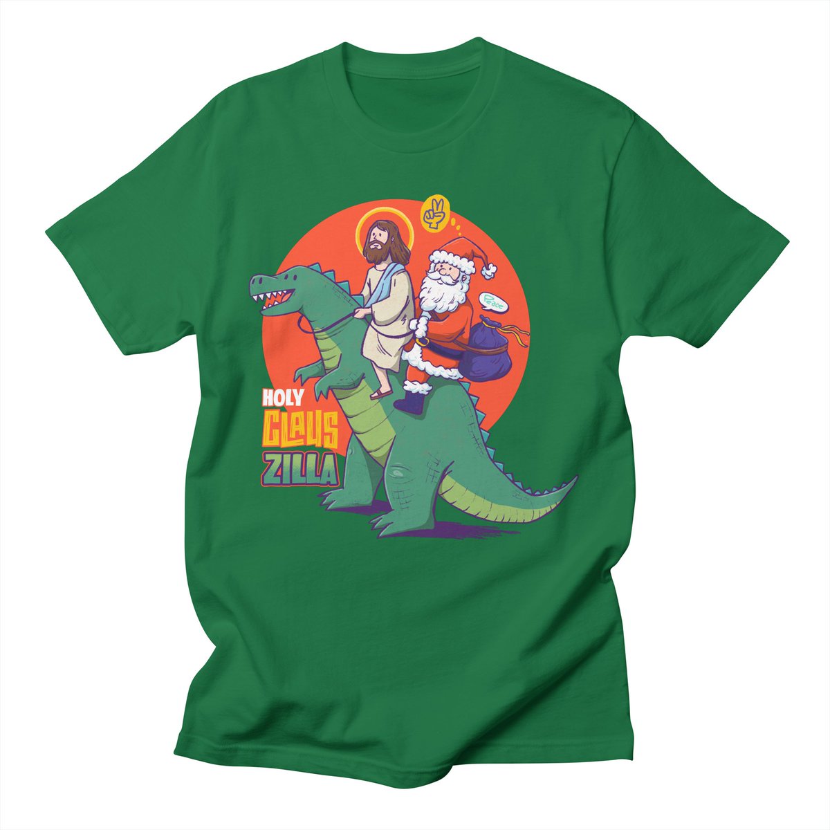 inkticle's tweet photo. "HOLY CLAUSZILLA" 
Grab yours now,
Exclusively on @threadless 
https://t.co/SPcMOfjJrx 

#Christmas #MerryChristmas #Godzilla #holygodzilla #holyclauszilla https://t.co/HKzgQWtOfi