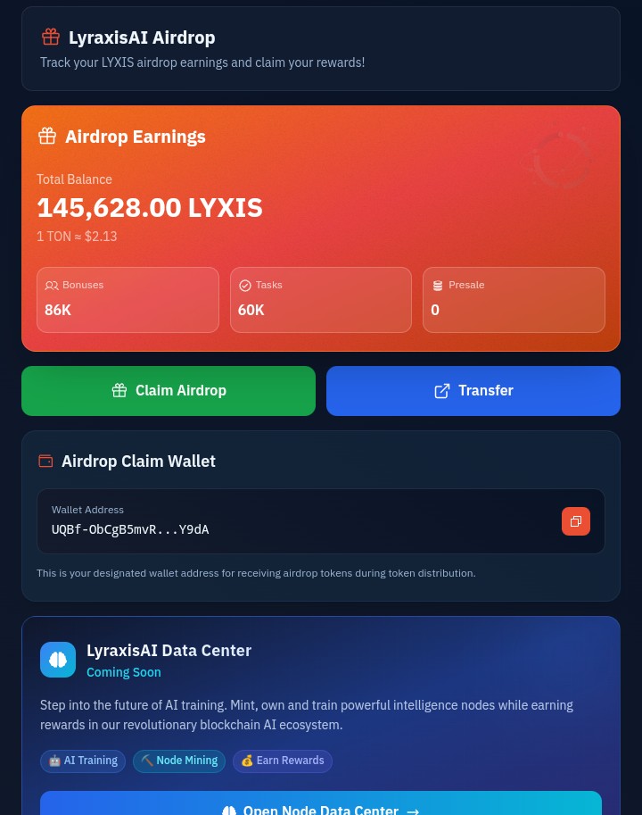 FahimKhan64694's tweet image. Everyone’s talking about LyraxisAI 👀
AI + Blockchain = Massive potential 🚀
✅ Claim your FREE tokens now
✅ Support the next AI-powered DeFi waves 
🎁 Join Airdrop: 
$LYXIS token listing Nov,28 don&apos;t miss out join now!💯
app.lyraxis.io/?join=fami0982…
#LyraxisAI #AirdropAlert #Crypto