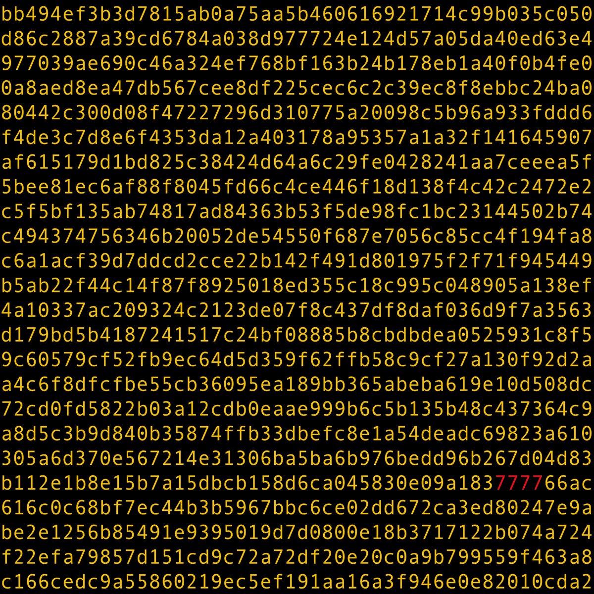 Happy 11.11! 🙌😍
gm with Kevin Abosch's legendary 1111 series. Do you still pay attention?!