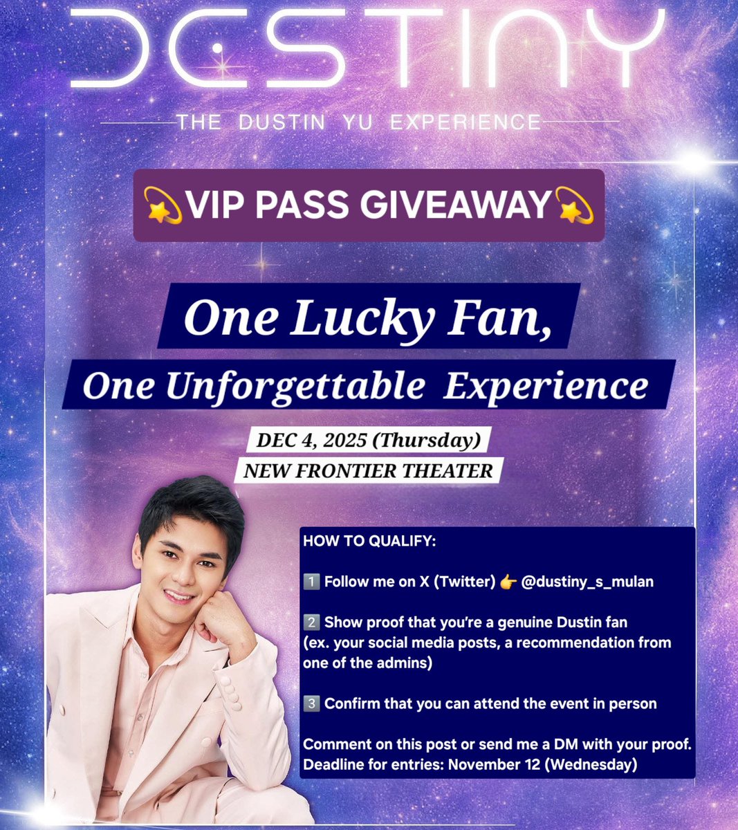 cdschrisTine07's tweet image. How lucky Dustin is to have such warm and supportive fans who never hesitate to spend and to go extra miles for him. 

The generosity and oneness of soliDs and cheffies are invincible. 

...so invicible that the least &quot;they&quot; could do is break it because they CAN&apos;T BEAT it.