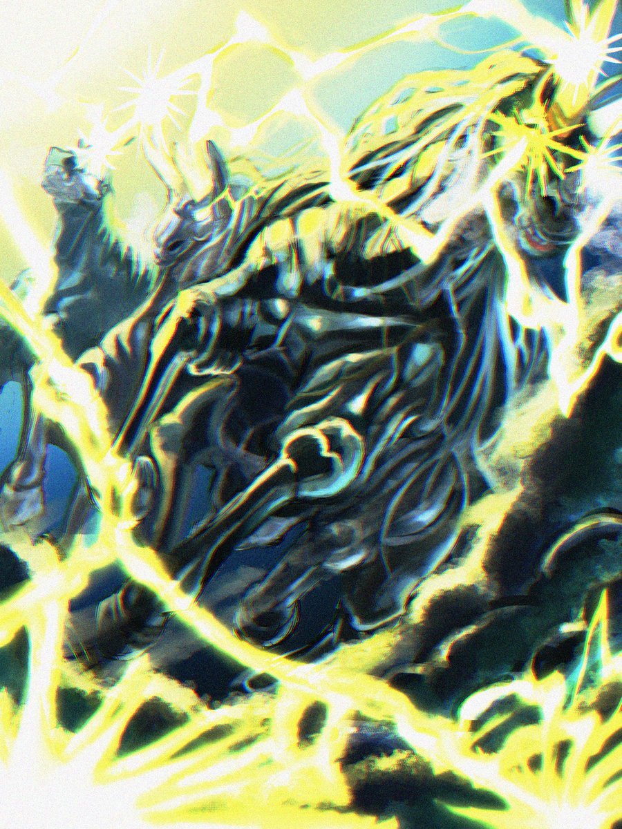 sirousagi1319's tweet image. 『スレイプニル』が、完成しました。
#スレイプニル
#イラスト
#創作