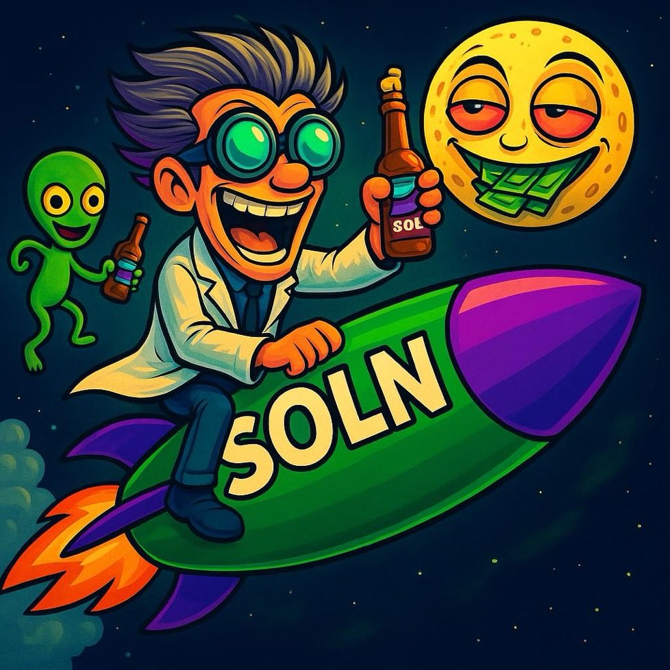 ShibaArmy___'s tweet photo. The lab is about to explode!

Tomorrow, Dr. Solanstein & his alien homie NoFeezy release their chaotic experiment into the Solana universe — $SOLN 👨‍🔬👽

⚡ No presale
⚡ No taxes
⚡ Just memes, chaos & community

🔗 https://t.co/JXTGR4BfRn￼

The journey to the Moon starts tomorrow 🌕💥
#SOLN #Solana #MemeCoin #Raydium #Jupiter #ToTheMoonhttps://t.co/EIs3vG9vJZ