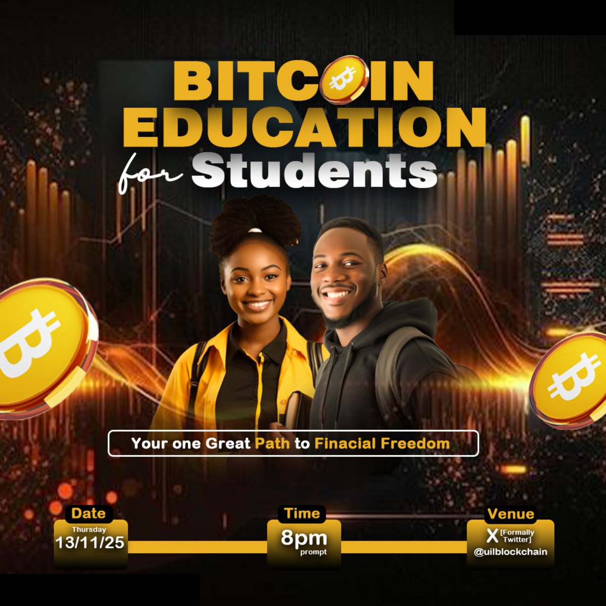 uilblockchain's tweet image. We are in the digital era and money is evolving 

Understanding Bitcoin isn’t about getting rich; it’s about learning how money really works.

Freedom comes from understanding.

Join us on X as we talk about Bitcoin, self custody and financial freedom.

#bitkwabitcoindiploma