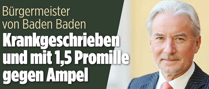 Mit 1,5 Promille gegen Ampel war aber auch zwei Jahre lang das Motto von Wolfgang Kubicki.