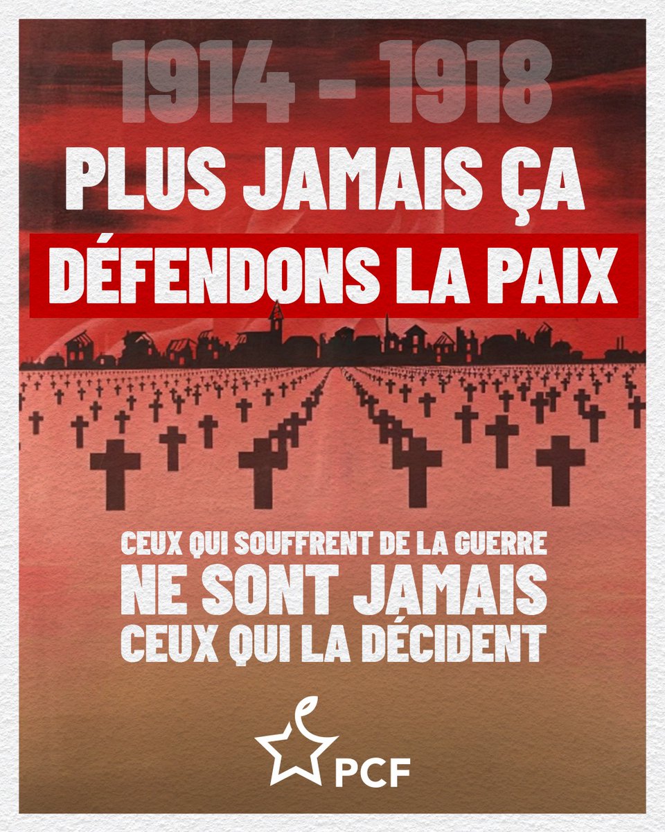 Aujourd’hui la France commémore l’Armistice du 11 novembre 1918.

Près de 20 millions d’hommes et de femmes sont morts dans ce premier conflit mondial, sacrifiés pour des intérêts qui n’étaient pas les leurs.