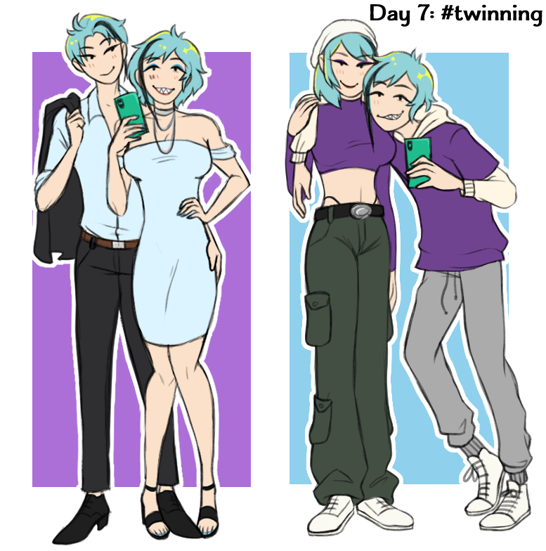 BuffRaiku's tweet photo. #StealTheHeart2025 Day 7: twinning. Dressing your wifey up in your personal style 😊😙
#leechcest #tweelcest #twst https://t.co/ybIj5SaSxa