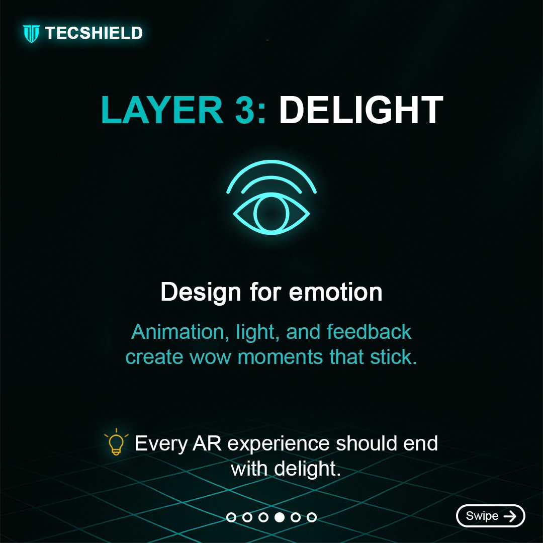 TecshieldO's tweet photo. (1/1)
🕶️ Augmented Reality is more than filters and fun.
It’s a three-layer system of detection, interaction, and delight — where code meets creativity.

#tecshield #teamtecshield #AugmentedReality #ARDevelopment #ImmersiveDesign #gamedevelopment #webdevelopment #gamedesign https://t.co/eIf0PM0LYO