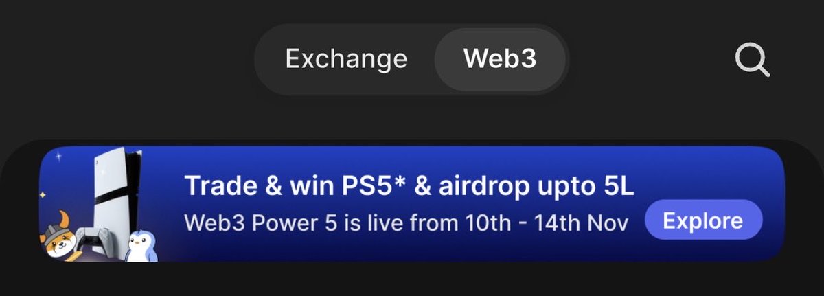 👀We have a very interesting trading contest in <a href="/CoinDCX/">CoinDCX : India Ka Crypto Coach</a>’s Web3 mode.

DYOR, trade, and you may win so much you may even get tired of winning. 😋

Thank you for the attention to this matter.