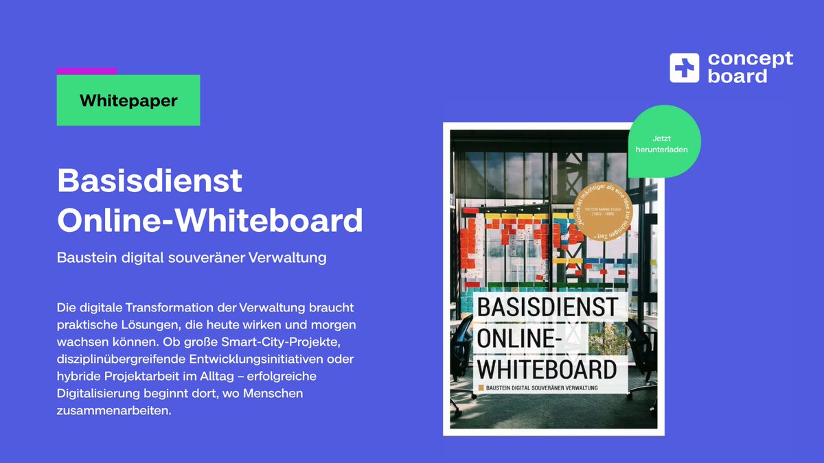 ConceptboardApp's tweet image. Über 2.000 digitale Haftnotizen zeigen, wie Beteiligung entsteht, wenn Verwaltung digital gedacht wird. In Sachsen-Anhalt arbeiten Verwaltung &amp;amp; Kommunen mit Conceptboard an Strategien &amp;amp; Projekten, gemeinsam &amp;amp; DSGVO-konform.

Mehr dazu im Whitepaper: ow.ly/Awhw50XbF64