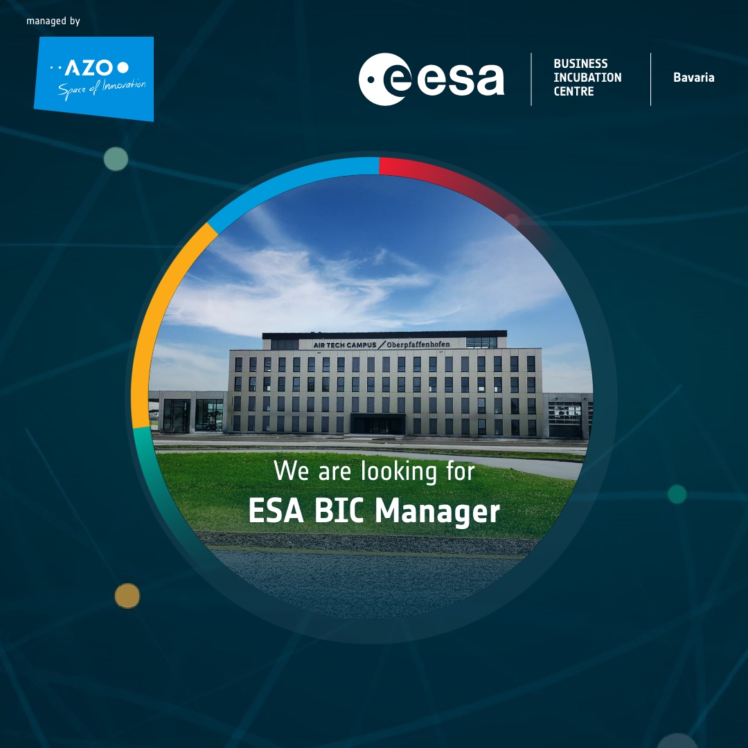 AZO_space's tweet photo. ✨More than just a job: Shape the future of Bavaria’s space entrepreneurship ecosystem as 𝗘𝗦𝗔 𝗕𝗜𝗖 𝗠𝗮𝗻𝗮𝗴𝗲𝗿 (𝗳/𝗺/𝗱)

📩 Apply by 24 November: https://t.co/MOBq8a11Up   

@ESABICBavaria #ESABIC #SpaceCareers #WeAreHiring #JoinOurTeam #FutureOfSpace https://t.co/YXChtMVk6O
