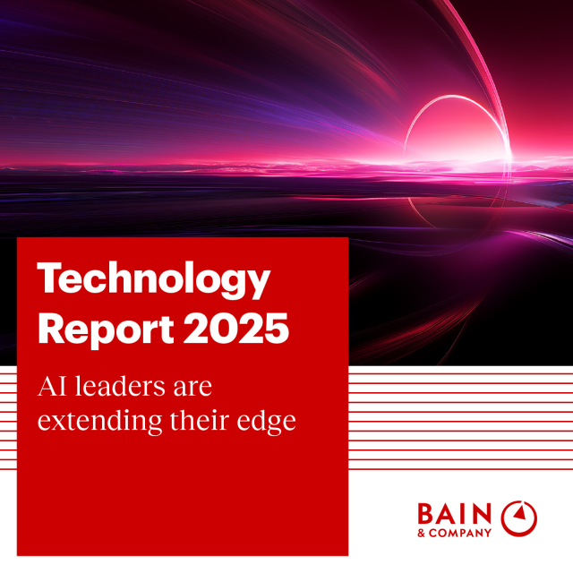 g_baudry's tweet photo. Bain’s 2025 Technology Report is here! The wait-and-see era is over. Learn how leaders are embracing agentic AI to extend their edge: https://t.co/mEXtp3JOrU https://t.co/oug15QuZt5