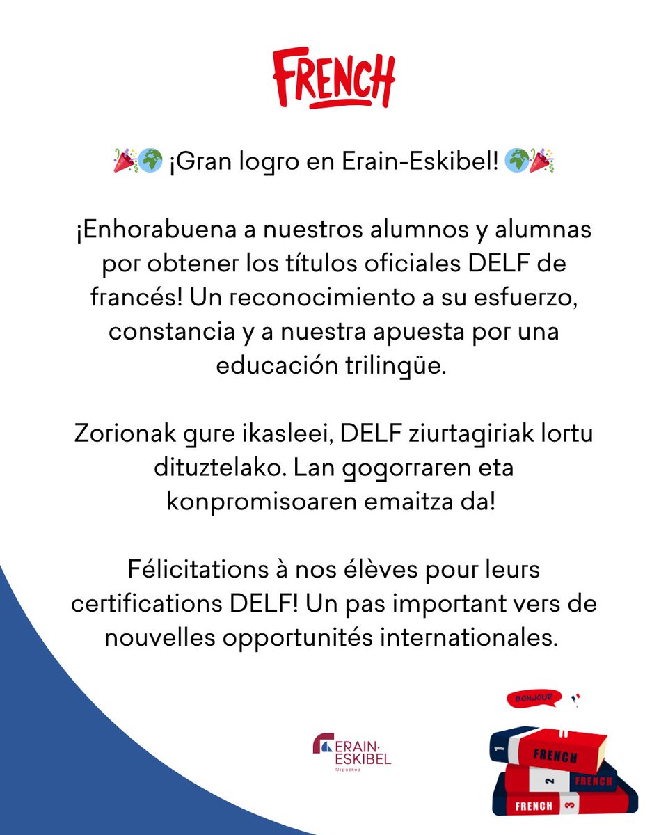 🎉🌍 ¡Gran logro en Erain-Eskibel! 🌍🎉