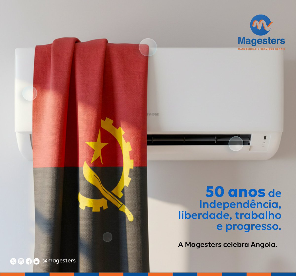 🔹A Magesters celebra com orgulho os 50 anos de independência de Angola.