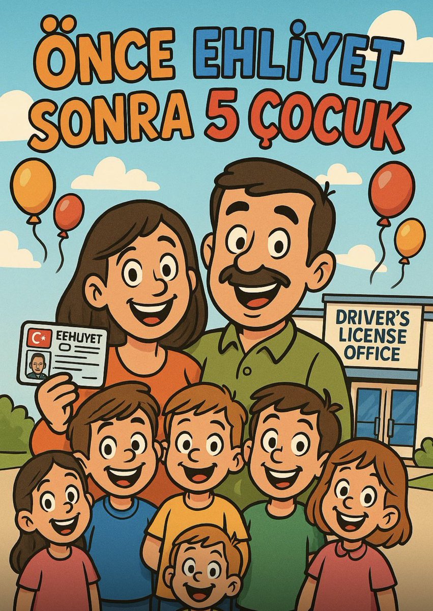 ÖnceEhliyet Sonra5Çocuk 

Asgari ücret 22 bin
Emekli maaşı 16bin
5 çocuk değil, evinin geçimini sağlayamayan 1 milyon insan var. 
5 çocuk için önce ehliyet gerek 
#SürücüAffı
