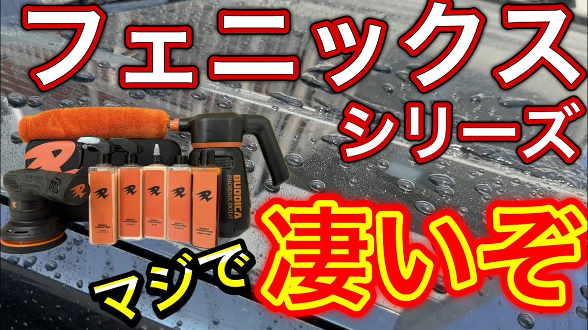 レビュー動画紹介📺】 ながら洗車とバディカが本気出した洗車アイテム
