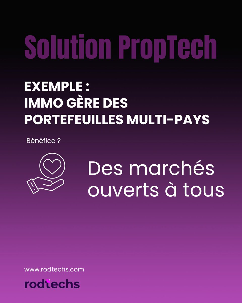 RodTechs_'s tweet image. Le monde devient votre marché
#RodTechs #proptech #realestate #realestateagent #luxuryrealestate #realestategoals #commercialrealestate #realestatesales