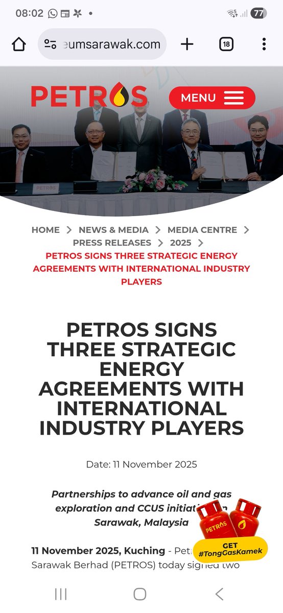This is great news for <a href="/Uplandtweets/">Upland Resources</a> !

✅️ onshore opening up
✅️ PETROS progress
✅️ Upland already concluded JTS (JTA in article).
✅️ Upland uniquely placed &amp; UBDS providing training &amp; employment.

🔥"developments...years in the making"🔥 

#UPL

petroleumsarawak.com/news-media/med…